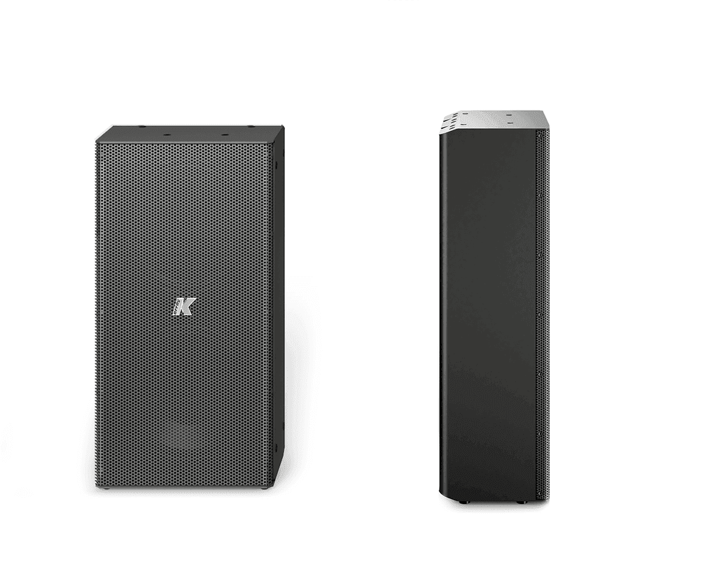 K-Array Domino KF26 6" passive, 8/32, stainless steel, full-range speaker (Black) - Creation Networks