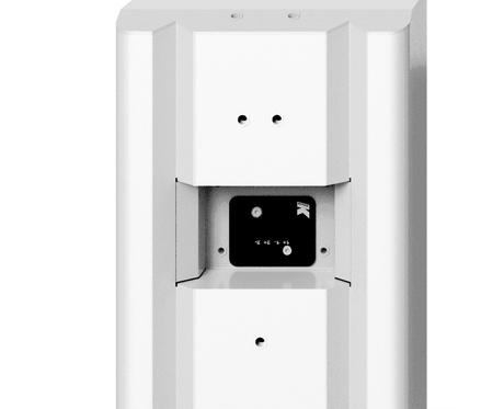 K-Array Domino KF26W 6" passive, 8/32, stainless steel, full-range speaker (White) - Creation Networks