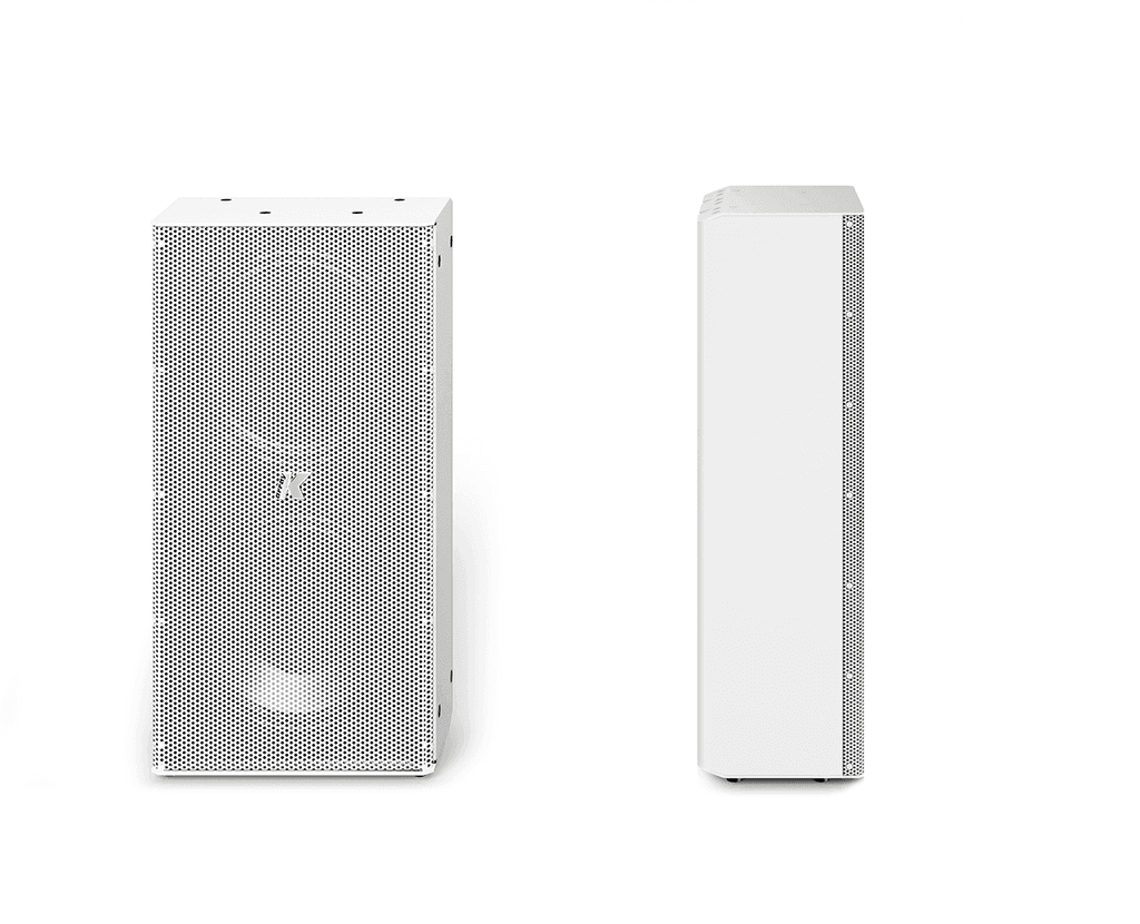 K-Array Domino KF26W 6" passive, 8/32, stainless steel, full-range speaker (White) - Creation Networks