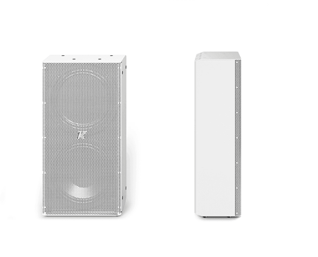 K-Array Domino KF26W 6" passive, 8/32, stainless steel, full-range speaker (White) - Creation Networks