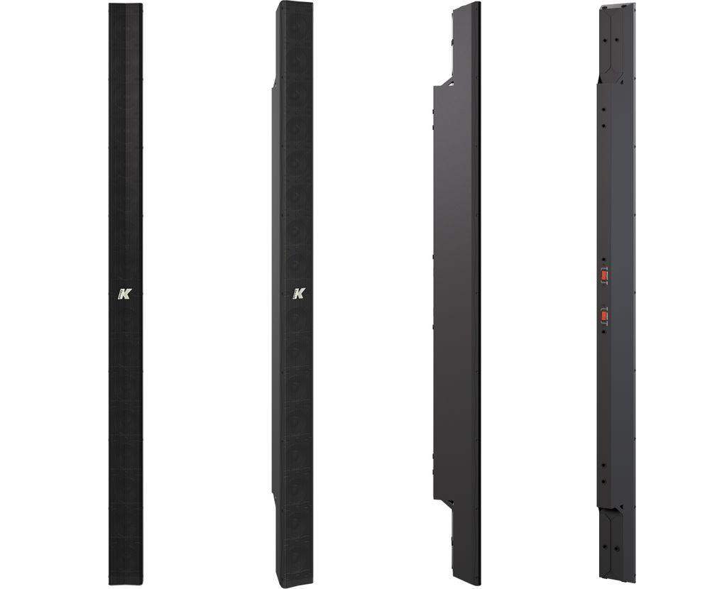 K-Array Kobra KK102 I 100cm-long, variable beam stainless steel line array element with 16x2" cones (connecting hardware NOT included, Black) - Creation Networks