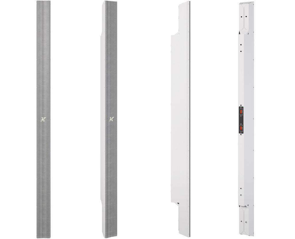 K-Array Kobra KK102W I 100cm-long, variable beam stainless steel line array element with 16x2" cones (connecting hardware NOT included, White) - Creation Networks