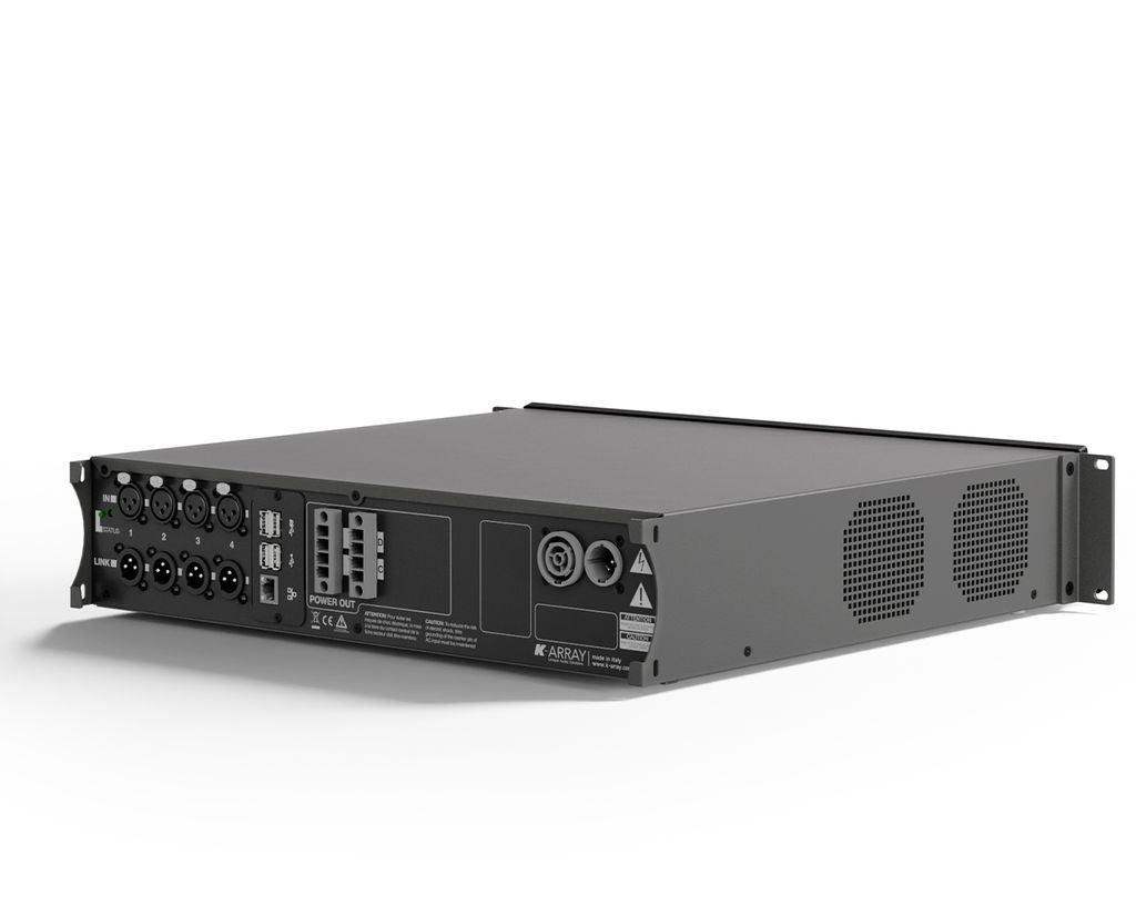 K-Array Kommander KA14 I Class D, 2U rack amplifier with DSP and remote control (4x300W @ 4 Ω) - Creation Networks