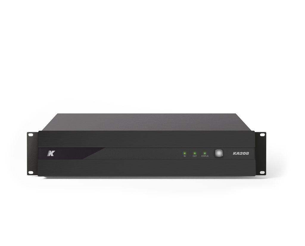 K-Array Kommander KA208 Class D, 2U-rack amplifier with DSP and remote control (8x2500W @ 4 Ω) - Creation Networks