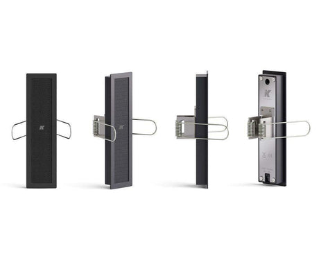 K-Array Lyzard KZ14R I Ultra-mini, 10cm-long, aluminium line array speaker, in-wall mounting version (Black) - Creation Networks