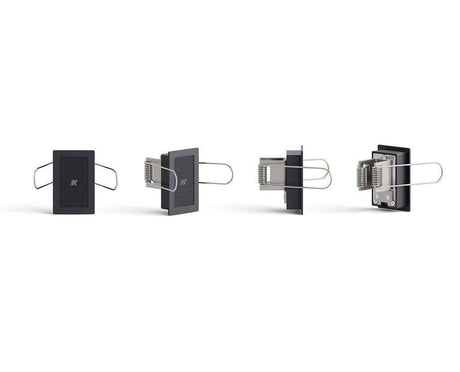K-Array Lyzard KZ1R I Ultra-mini, 4cm-long, aluminium point source speaker, in-wall mounting version (Black) - Creation Networks