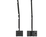 K-Array Pinnacle KR102 II Powered stereo system composed of 1 KS1 I + 1 KS1P I + 2 KK102 I + mounting hardware (Black) - Creation Networks