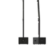 K-Array Pinnacle KR102 II Powered stereo system composed of 1 KS1 I + 1 KS1P I + 2 KK102 I + mounting hardware (Black) - Creation Networks