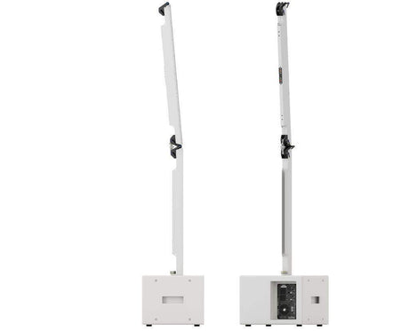 K-Array Pinnacle KR102W II Powered stereo system composed of 1 KS1 I + 1 KS1P I + 2 KK102 I + mounting hardware (White) - Creation Networks