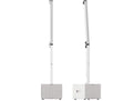 K-Array Pinnacle KR102W II Powered stereo system composed of 1 KS1 I + 1 KS1P I + 2 KK102 I + mounting hardware (White) - Creation Networks