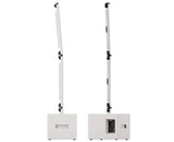K-Array Pinnacle KR202W II Powered stereo system composed of 1 KS2 I + 1 KS2P I + 4 KK102 I + mounting hardware (White) - Creation Networks