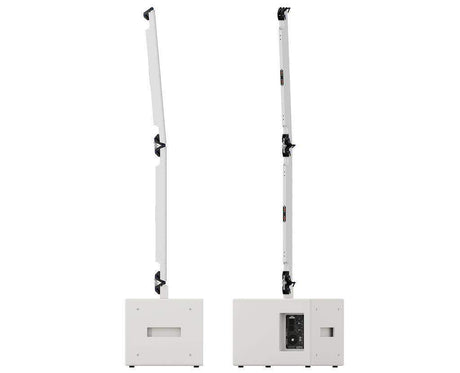 K-Array Pinnacle KR202W II Powered stereo system composed of 1 KS2 I + 1 KS2P I + 4 KK102 I + mounting hardware (White) - Creation Networks