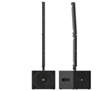 K-Array Pinnacle KR402 II Powered stereo system composed of 1 KS3 I + 1 KS3P I + 4 KP102 I + mounting hardware (Black) - Creation Networks