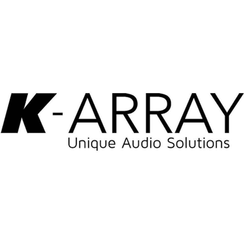 K-Array Pinnacle KR402P II Passive stereo system composed of 2 KS3P I + 4 KP102 I + 1 KA104 + mounting hardware (Black) - Creation Networks