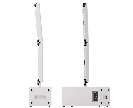 K-Array Pinnacle KR802W II Powered stereo system composed of 1 KS4 I + 1 KS4P I + 4 KY102 + mounting hardware (White) - Creation Networks