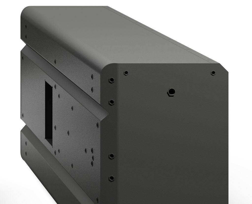 K-Array Rumble KU212 Ultra-slim, 4/16Ω stainless steel passive subwoofer with 2x12" cones (Black) - Creation Networks