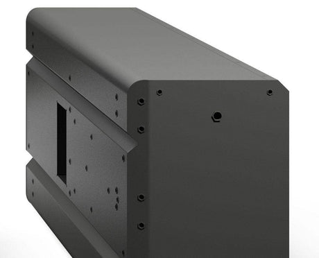 K-Array Rumble KU212 Ultra-slim, 4/16Ω stainless steel passive subwoofer with 2x12" cones (Black) - Creation Networks