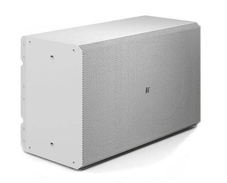 K-Array Rumble KU212W Ultra-slim, 4/16Ω stainless steel passive subwoofer with 2x12" cones (White) - Creation Networks