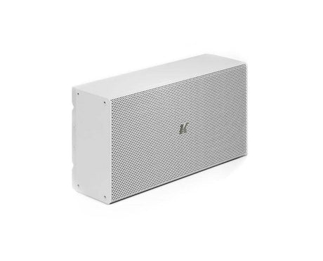 K-Array Rumble KU26W Ultra-slim, 8/32Ω stainless steel passive subwoofer with 2x6" cones (White) - Creation Networks