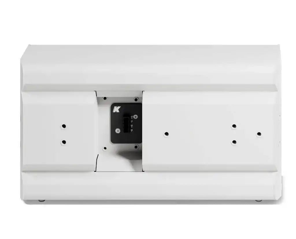 K-Array Rumble KU26W Ultra-slim, 8/32Ω stainless steel passive subwoofer with 2x6" cones (White) - Creation Networks