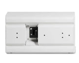 K-Array Rumble KU26W Ultra-slim, 8/32Ω stainless steel passive subwoofer with 2x6" cones (White) - Creation Networks