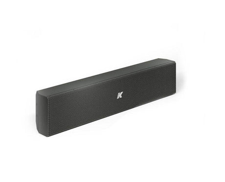 K-Array Rumble KU44 I Ultra-slim, 8/32Ω stainless steel passive subwoofer with 4x4" cones (Black) - Creation Networks