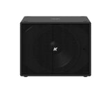 K-Array Thunder KS2 I Ultra-light, Self-Powered single 18” subwoofer with DSP and power outputs (Black) - Creation Networks
