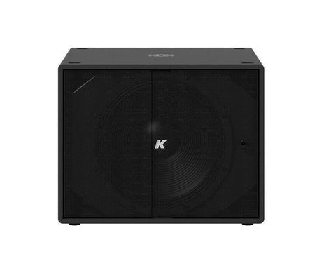 K-Array Thunder KS2 I Ultra-light, Self-Powered single 18” subwoofer with DSP and power outputs (Black) - Creation Networks