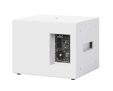 K-Array Thunder KS2W I Ultra-light, Self-Powered single 18” subwoofer with DSP and power outputs (White) - Creation Networks