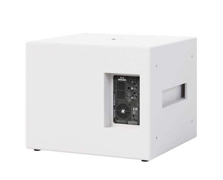 K-Array Thunder KS3W I Ultra-light, Self-Powered single 21” subwoofer with DSP and power outputs (White) - Creation Networks