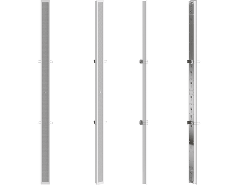 K-Array Vyper KV102RW II Ultra-flat, 100cm-long, aluminum line array element with 16x1" cones, in-wall mounting version (White) - Creation Networks