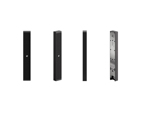 K-Array Vyper KV25 II Ultra-flat, 25cm-long, aluminum line array element with 4x1" cones (Black) - Creation Networks
