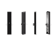 K-Array Vyper KV25R II Ultra-flat, 25cm-long, aluminum line array element with 4x1" cones, in-wall mounting version (Black) - Creation Networks