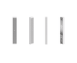 K-Array Vyper KV25W II Ultra-flat, 25cm-long, aluminum line array element with 4x1" cones (White) - Creation Networks