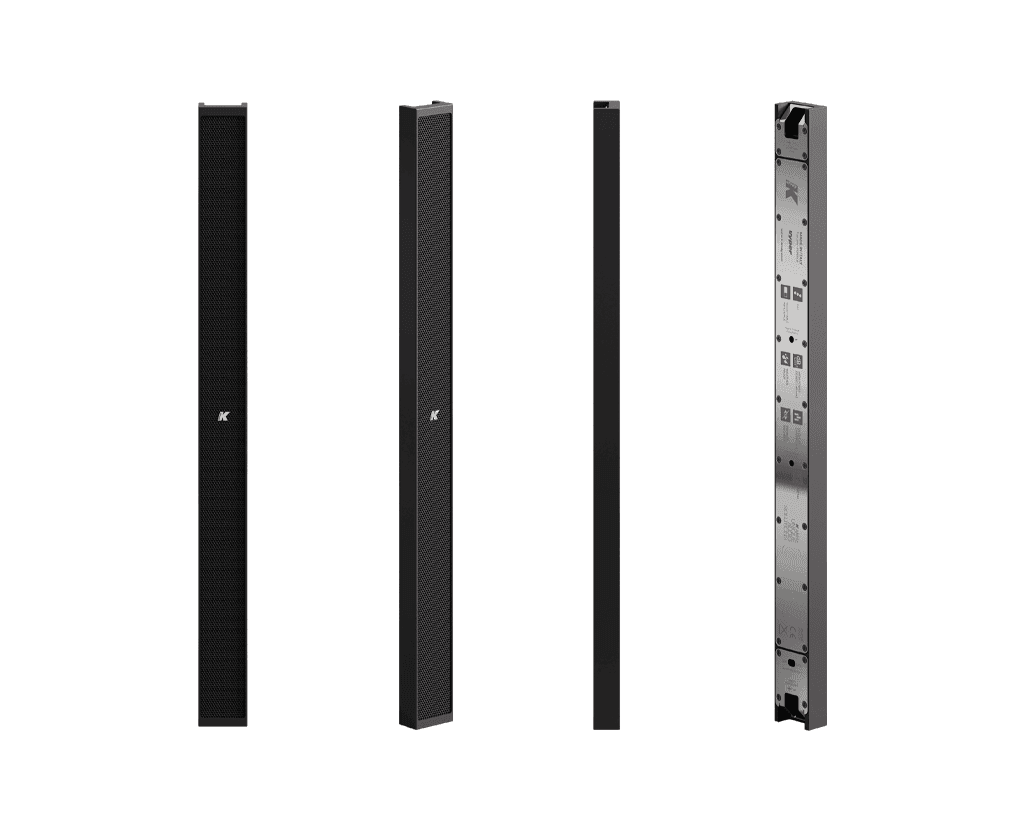 K-Array Vyper KV52F II Ultra-flat, 50cm-long, aluminum line array element with 8x1" cones (Black) - Creation Networks