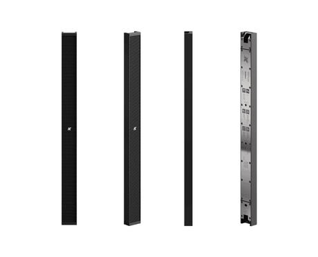 K-Array Vyper KV52F II Ultra-flat, 50cm-long, aluminum line array element with 8x1" cones (Black) - Creation Networks