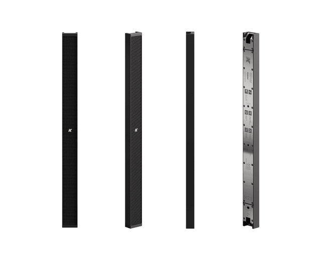 K-Array Vyper KV52F II Ultra-flat, 50cm-long, aluminum line array element with 8x1" cones (Black) - Creation Networks