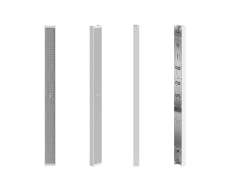 K-Array Vyper KV52FW II Ultra-flat, 50cm-long, aluminum line array element with 8x1" cones (White) - Creation Networks