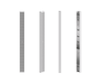 K-Array Vyper KV52W II Ultra-flat, 50cm-long, aluminum line array element with 8x1" cones (White) - Creation Networks