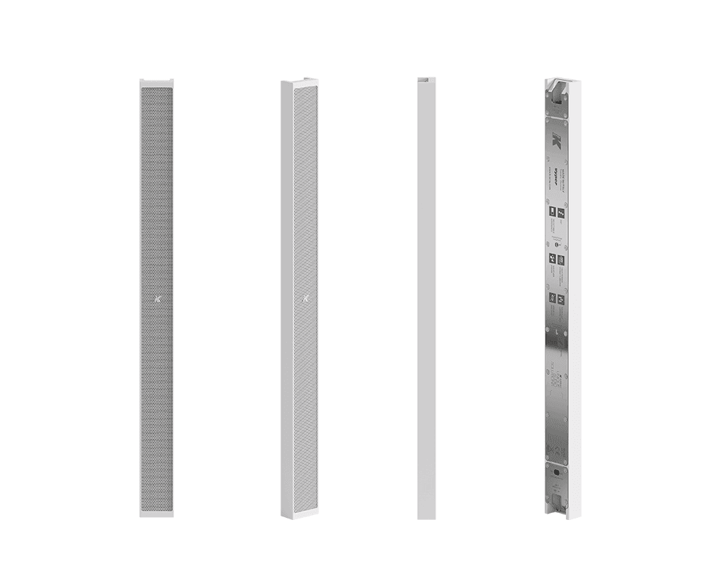 K-Array Vyper KV52W II Ultra-flat, 50cm-long, aluminum line array element with 8x1" cones (White) - Creation Networks