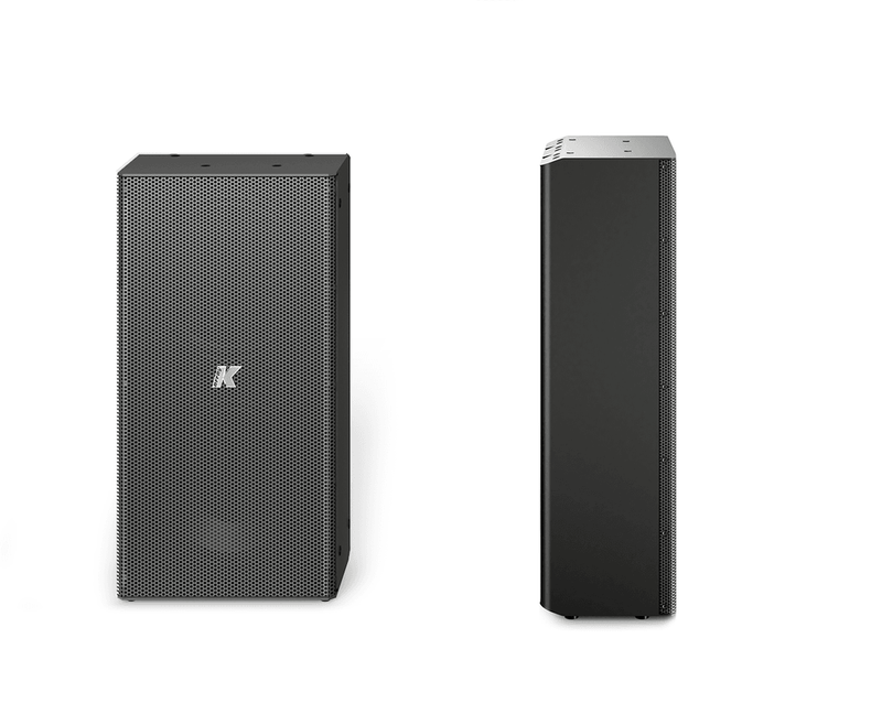 K-Array Domino KF26 6" passive, 8/32, stainless steel, full-range speaker (Black)