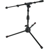 Gator Frameworks Kick Drum / Amplifier Tripod Mic Stand with Telescoping Boom