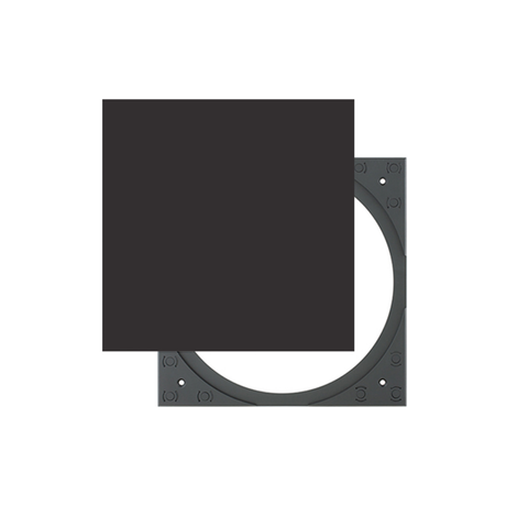 Sonance PS-C43R – Black Square Adapter with Grille Speaker Accessories Sonance