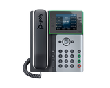 Poly Edge E350 IP Phone and PoE-enabled with Power Supply Poly Voice Poly