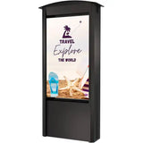 Peerless-AV KOP55XHB2 55" Black Dual-Sided Smart City Kiosk w/XHB554 Displays