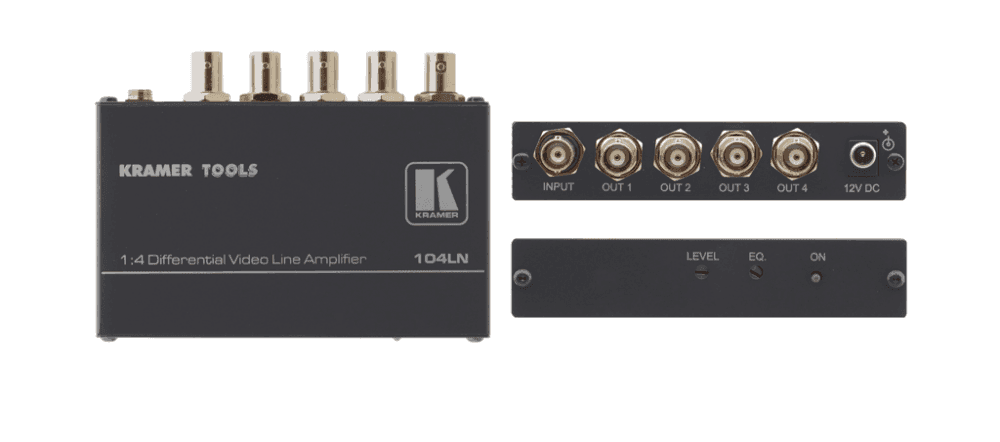 Kramer 104LN 1:4 Composite Video Differential Line Amplifier - Creation Networks
