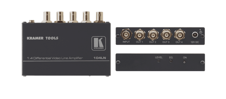 Kramer 104LN 1:4 Composite Video Differential Line Amplifier - Creation Networks