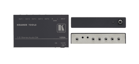 Kramer 105A 1:5 Stereo Audio Distribution Amplifier - Creation Networks