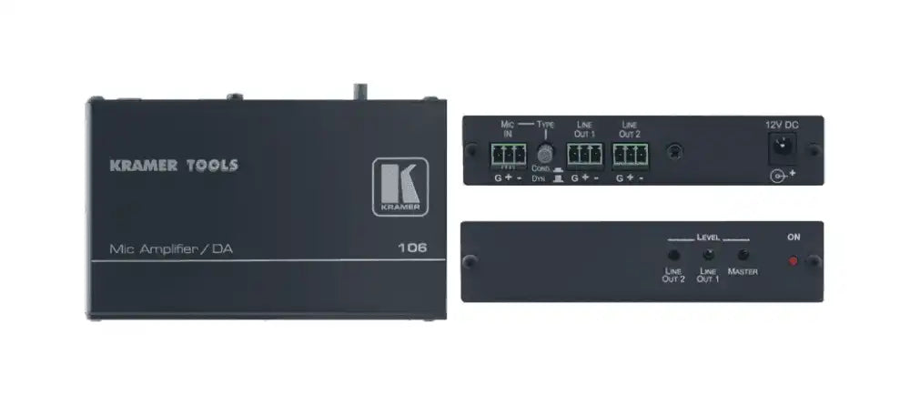 Kramer 482xl Balanced/Unbalanced Stereo Audio Transcoder - Creation Networks
