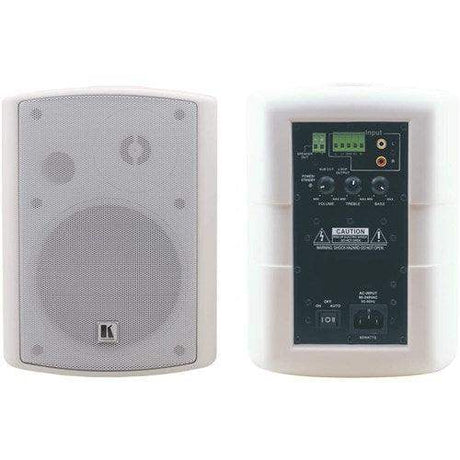 Kramer 5.25" On-Wall 2-Way Powered Speakers (White, Pair) - TAVOR-5-O(PAIR)/WHITE/US - Creation Networks